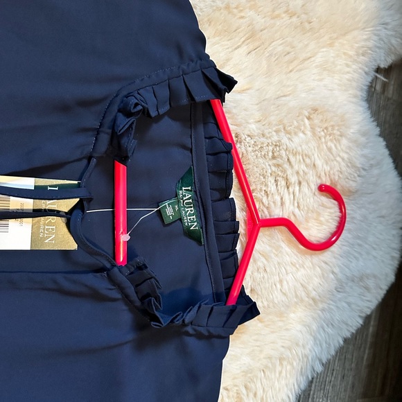 New Ralph Lauren blouse with ruffles and wing arms - Picture 3 of 4